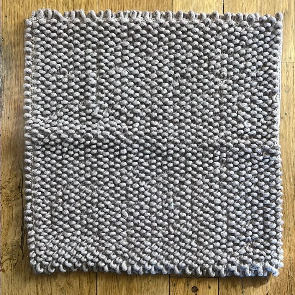 Loop Knit Throw Pillow Cover